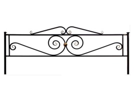 Оградка "Виктория с навершием" 2,5*2,5 к.прав