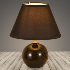Настольная лампа 18310 кофе/кофе