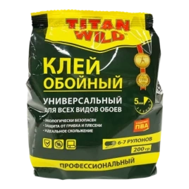 Титан клей для обоев универсальный 200гр. ПАКЕТ