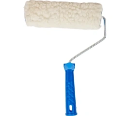 Лакра Валик в сборе НАТУРАЛЬНЫЙ МЕХ 200мм, под ручку 6мм 0306230