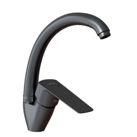 Смеситель для кухни 35к MIXLINE ML15-032GR Графит высокий излив