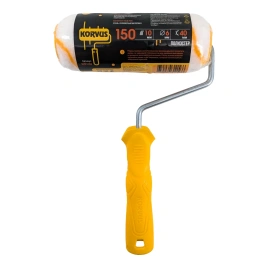 Лакра Валик с ручкой полиэстер 10/150/40мм, желт. нить, D6мм Korvus, (0201133)