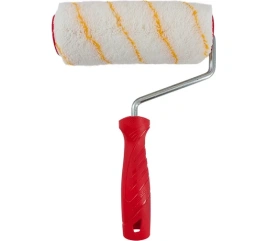 Лакра Валик с ручкой "Классик-Профи", полиакрил 12/180/48мм, желт. нить, D8мм, Tolberg (0210114)