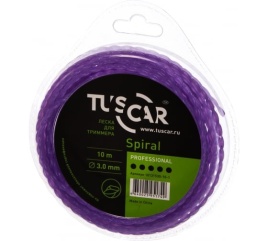 Леска для триммера TUSCAR Spiral, Professional, 3.0мм*10м