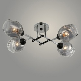 Люстра GH50354/4 CR+BK E27