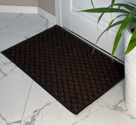 Коврик влаговпитывающий 80*120 коричневый Галант 