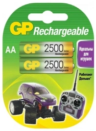 Аккумулятор GP R6/250AAHC (2500mAh) BP-2 (бл.2шт)