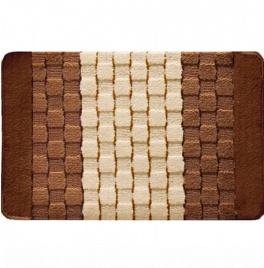 Коврик BANYOLIN SILVER 1шт 50*80 коричневый
