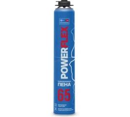 Пена монтажная Powerflex 65 пистолетная всесезон. 1000мл