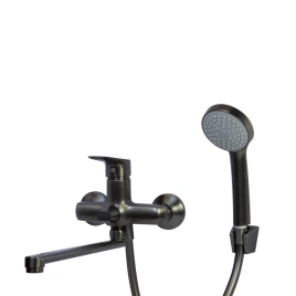 Смеситель для ванны 35к MIXLINE ML15-02GR Графит