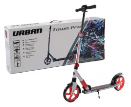 Самокат 2-х кол. "Slider", 200мм, 80% AL, бел/крас. 1/4