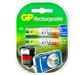 Аккумулятор GP R6/270AAHC (2700mAh) BP-2 (бл.2шт)