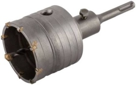 Коронка кольцевая по бетону, хвостовик 110мм в сборе, 68 мм. (33445)