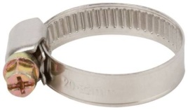 Хомут обжимной (нержавеющая сталь) 20-32мм (64278)