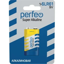 Эл.питания Perfeo 6LR61 Super Alkaline (бл.1шт)