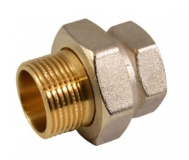 Американка прямая 1/2"F-1/2"М ник-лат