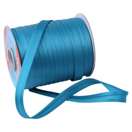 Косая бейка атлас S-349 бирюзовый 131м