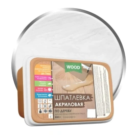 FARBITEX ПРОФИ GOOD FOR WOOD Шпатлёвка акриловая по дереву 0,8кг белый