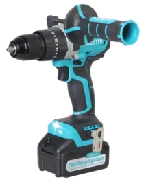 Sturm CD2080 Дрель аккум.б/щ 18В, 1BatterySystem,  2*3,0 Ач. 4в1, доп рукоятка,кейс