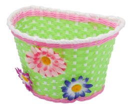 Велокорзина HL-BS01 передняя для детских велосипедов, пластиковая