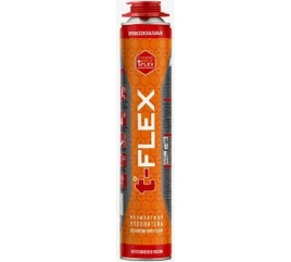 Пена-утеплитель Profflex, T-flex, профессиональная, 850мл, всесезонная 00454 
