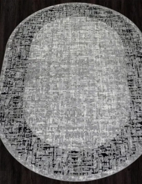 Ковер PALERMO F292 2.4*3.4 Oval Dark Grey