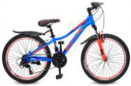 Велосипед 24" ROLIZ 12", 21ск, сталь, синий 24-100-2 М