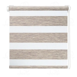 Рулонная штора Вудэн (014.13) Беж-серый 43*160 (день/ночь-под дерево)