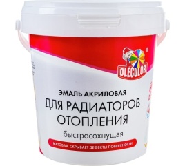 Олеколор Эмаль акриловая для радиаторов(1кг)