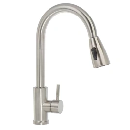 Aqwin Смеситель для кухни А0046S с картриджем, хром