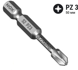 Бита torsion E6,3 РН3-50 мм "NOX STRONG"