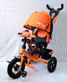 Велосипед 3-х колесный для детей TM KIDS TRIKE А12M оранжевый (Orange)