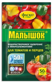 Удобрение для томатов и перцев Малышок 50гр