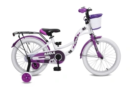 Велосипед 18" LETO ADELE, сталь, 1-ск, белый Д18006(М)