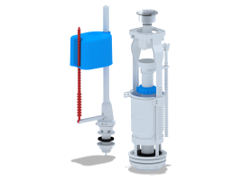 Арматура АНИПЛАСТ WC6550M с нижней подводкой 1/2", метал.кнопка
