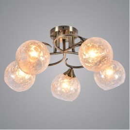 Люстра XA1213В/5 АВ бронза E27