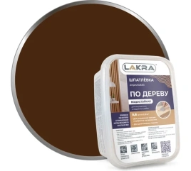 (!) Лакра Шпатлевка по дереву Махагон 0,6 кг.