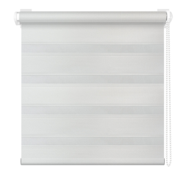 Рулонная штора Лайнс (027.02) Белый 52*160 (день/ночь)
