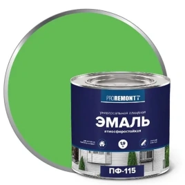 Эмаль ПФ-115 PROREMONTT Салатовый 1,9кг
