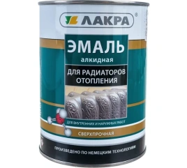 Эмаль аэрозольная Лакра акриловая для РАДИАТОРОВ Белый глянцевый 40