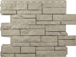 АП Фасадная панель ЭКО ШОТЛАНДИЯ 680х560мм Кремовый