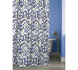 Штора для ванн 180х180см BATH MOSAIC WORLD brown (ch-21290) (СБ)