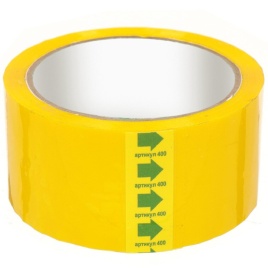 Скотч желтый 48х50м BARTEX/Фрегат инд.уп