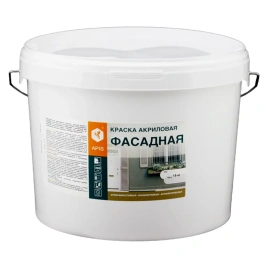 Краска акриловая APIS фасадная белая 14кг