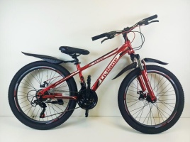 Велосипед 24" ТМ Civilane, FLIER MD, рама 13" красный/белый