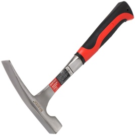 Молоток каменщика BARTEX 600г цельнометалл двухкомп. обрезин. ручка ВН-600 309000