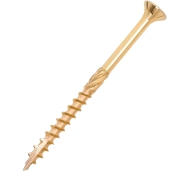 Саморез конструкционный потай 3,5х50 желтый цинк