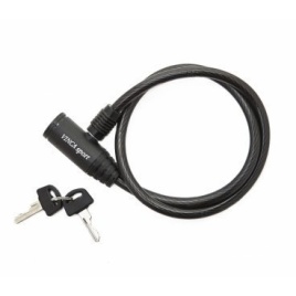 Замок велосипедный кодовый 8*100мм, черный тросик, Vinca Sport