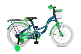 Велосипед 18" LETO ADELE, сталь, 1-ск, синий Д18005(М)
