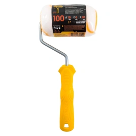 Лакра Валик с ручкой полиэстер 10/100/40мм, желт. нить, D6мм Korvus, (0201132)